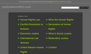 Justiceinconflict.com thumbnail