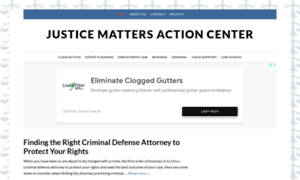 Justicemattersactioncenter.org thumbnail