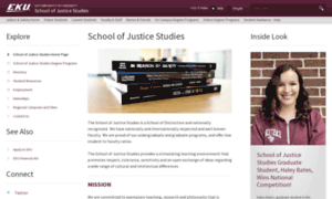 Justicestudies.eku.edu thumbnail