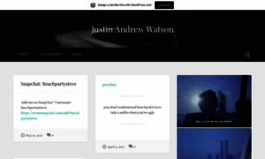 Justinandrewwatson.wordpress.com thumbnail