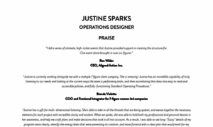 Justinesparks.com thumbnail