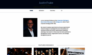Justinfrake.com thumbnail