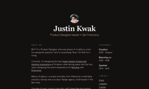 Justinkwak.com thumbnail