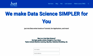 Justintodata.com thumbnail