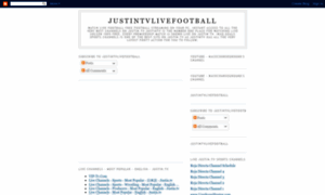 Justintvlivefootball.blogspot.com thumbnail