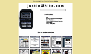 Justinwhite.com thumbnail