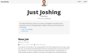Justjoshing.net thumbnail