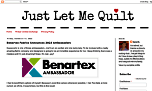 Justletmequilt.com thumbnail