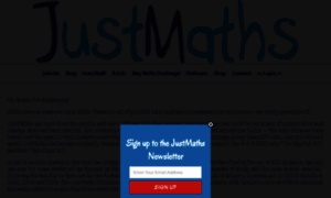 Justmaths.co.uk thumbnail