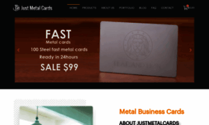 Justmetalcards.com thumbnail