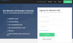 Justmissedcall.com thumbnail