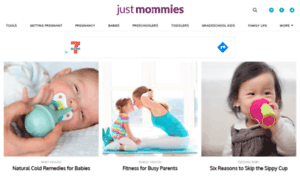 Justmommies.com thumbnail
