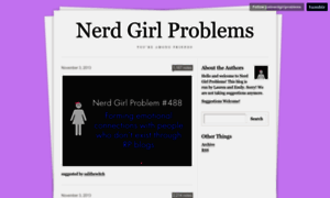 Justnerdgirlproblems.tumblr.com thumbnail