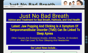 Justnobadbreath.com thumbnail