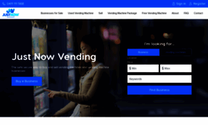 Justnowvending.com.au thumbnail