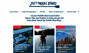 Justpaddleboard.com thumbnail