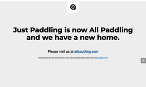 Justpaddling.com thumbnail