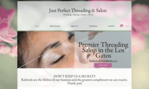 Justperfectthreadingandsalon.com thumbnail