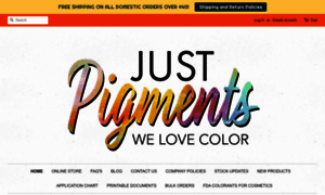 Justpigments.com thumbnail