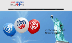 Justprintedballoons.com thumbnail