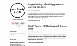 Justsimplycode.com thumbnail
