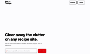 Justtherecipe.app thumbnail