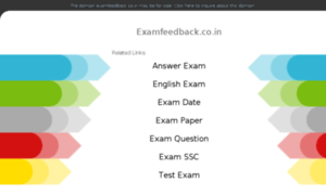 Juvnlexam.examfeedback.co.in thumbnail