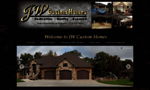 Jwcustomhomes.com thumbnail