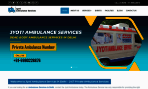 Jyotiambulanceservicesdelhi.com thumbnail