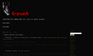 K-punk.abstractdynamics.org thumbnail