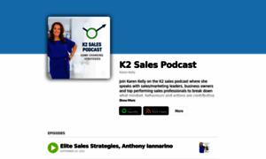 K2salespodcast.buzzsprout.com thumbnail