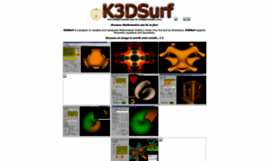 K3dsurf.sourceforge.net thumbnail
