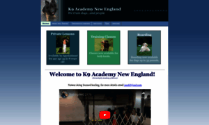 K9academynewengland.com thumbnail