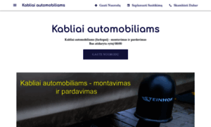 Kabliaiautomobiliams.business.site thumbnail