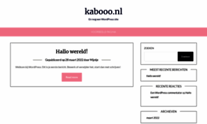 Kabooo.nl thumbnail