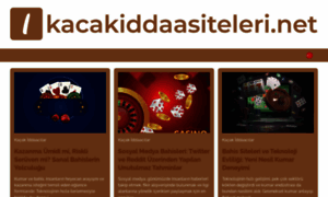 Kacakiddaasiteleri.net thumbnail