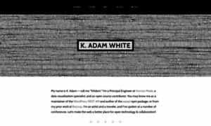 Kadamwhite.com thumbnail