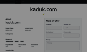 Kaduk.com thumbnail