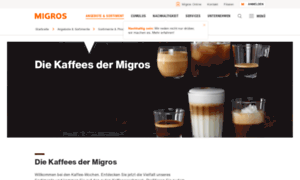 Kaffee.migros.ch thumbnail