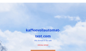 Kaffeevollautomat-test.com thumbnail
