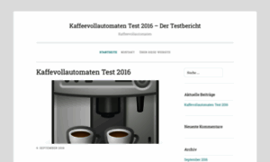 Kaffeevollautomat2016.wordpress.com thumbnail