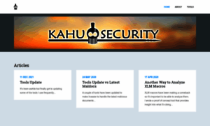 Kahusecurity.com thumbnail