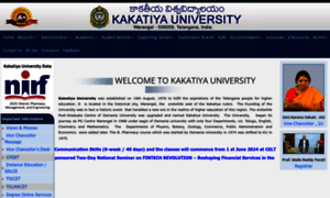 Kakatiya.ac.in thumbnail