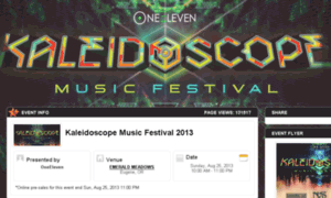 Kaleidoscopemusicfestival.wantickets.com thumbnail