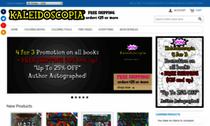 Kaleidoscopiacoloringbooks.com thumbnail