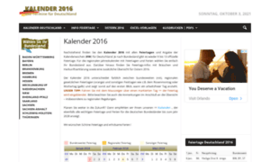 Kalender-2016.de thumbnail