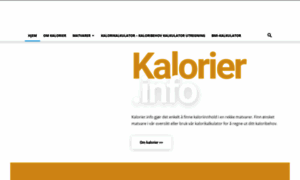 Kalorier.info thumbnail