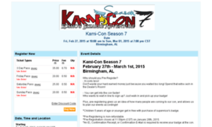 Kamicons7.eventsbot.com thumbnail