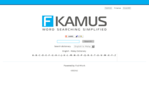 Kamus.flairwork.com thumbnail