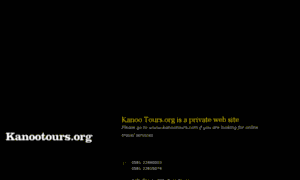 Kanootours.org thumbnail